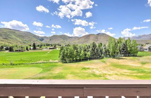 Midway Apartment | Peaceful Midway Studio with Mountain and Golf Views!