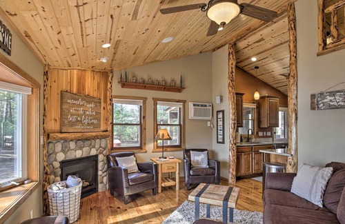 Webster Cabin | Peaceful Pike Lake Retreat w/ Dock and Kayaks!