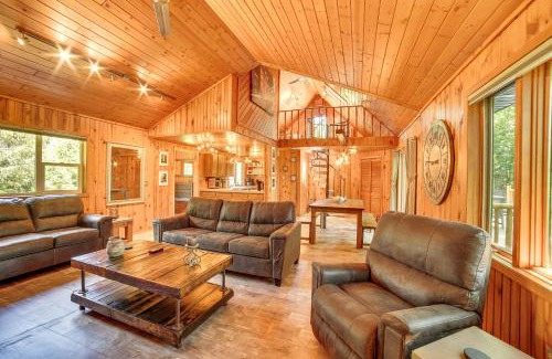 Pembine House | Pembine Cabin with Expansive Yard, Fire Pit and Grill!