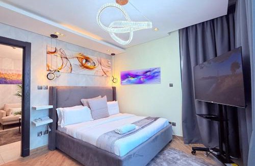 Al Hoora Apartment | Penthouse 75 inch TV Sea View