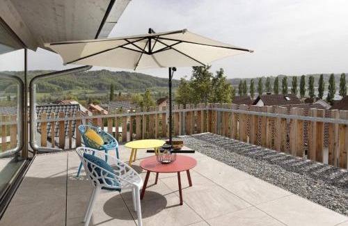 Ohningen House | Penthouse Panorama Deluxe - Seesicht - BBQ - Beach Paradise - Loft Premium