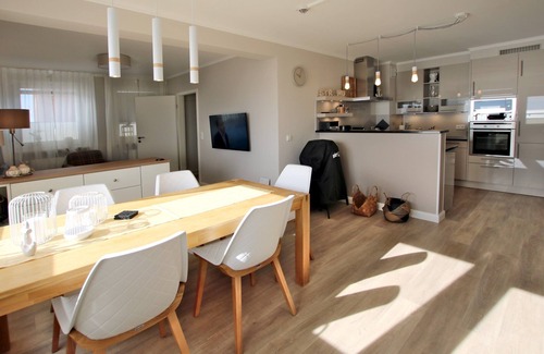 Wyk auf Foehr Apartment | Penthousewohnung mit Großer Dachterrasse und Traumhaftem Meerblick