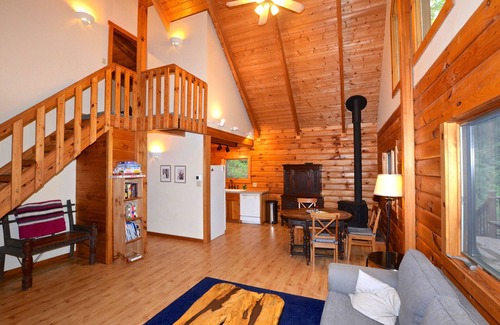 Mount Tremper Cabin | PERFECT ESCAPE For Total Privacy, Rustic Modern Cabin, 15 Pvt. Ac, WiFi, Heat/AC
