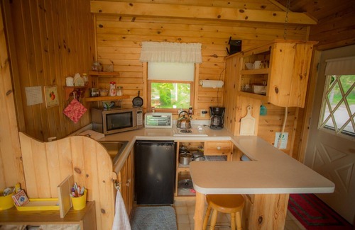 Finlayson Cabin | Pet freindly cabin in the meadows on the edge of the forest with big windows