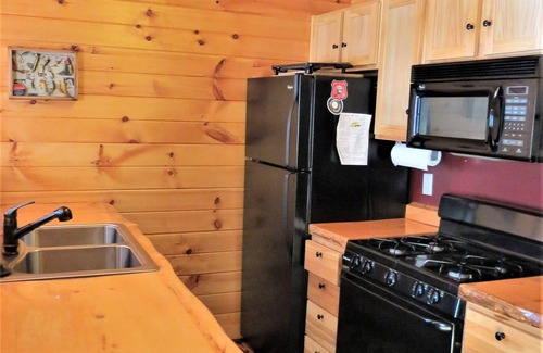 Luther Cabin | Pet friendly, hot tub, cabin