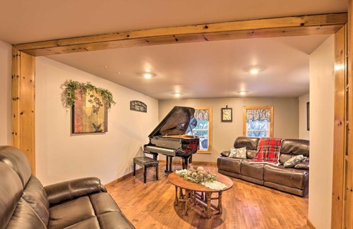 Ovid House | Pet-Friendly Seneca Lake Home with Private Deck