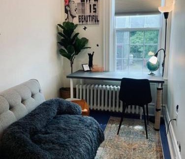 North End Apartment | Pet-Friendly Space #3 at Doggy Digs, King Bed and Office