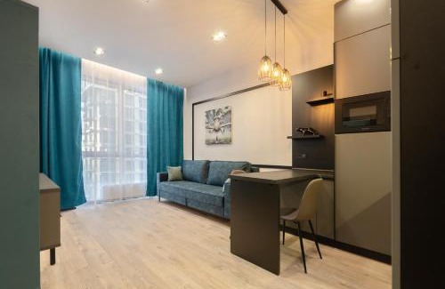 Afanasivsʹkyy Yar Apartment | Petrovdom Apartments 12-131A in RC Yaroslaviv Grad , Bulvarno-Kudriavska 17B