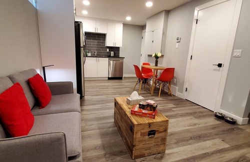 North Central Edmonton Apartment | Phoebe - New 2 bdrm Basement Suite near Downtown!