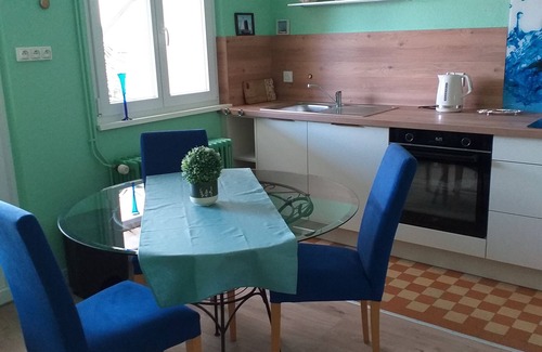 Saverne Apartment | "Place Monet", a pretty, tree-lined square in the center of town.