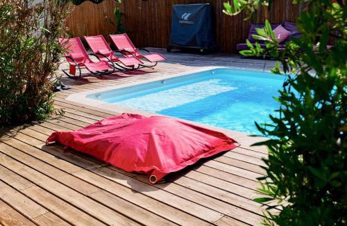 Le Porge House | Plaisant villa with pool, close to the beach