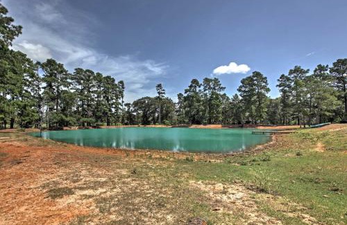 Waller House | Plantersville Cabin on 50 Acres with Pond and Fire Pit