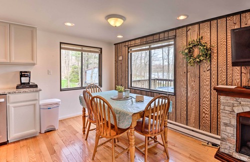 Locust Lake Village Cottage | Pocono Lake Home w/Fire Pit: Walk to Ski Hill!