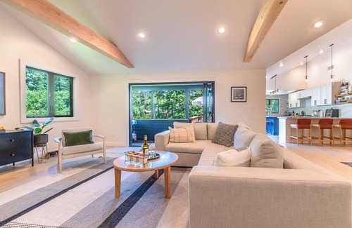 Hacienda House | Point of View- STUNNING & New EPIC Home! Private Dock! Hot Tub, Pups, WiFi