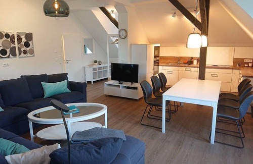 Everswinkel Apartment | Ponyhof Georgenbruch, vacation apartment Falkenhorst, 110m2, 1-7 pers.
