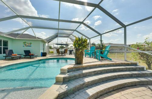 Jacarandas House | Pool with Waterfall Colorful Cape Coral Gem!