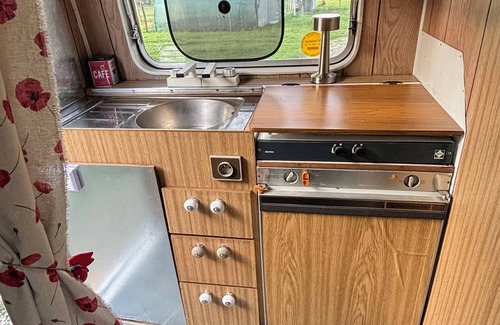 Romenay House | Poppy, overnight stay in a vintage motorhome with all mod cons