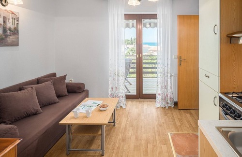 Spadici Apartment | Popular fully equipped modern one bedroom apartment in a top location in Porec near the beach and with sea view