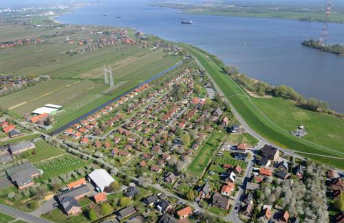 Hollern House | Premium-Ferienhaus Herbstprinz im Feriendorf Altes Land direkt an der Elbe