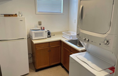 Little Falls Apartment | private bath laundry free Wi-Fi 10 miles west of Midtown Manhattan direct bus