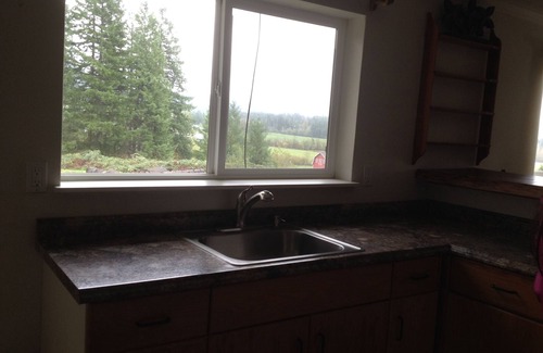 Venersborg Cabin | Private cabin overlooking a valley, pastures, and forrests