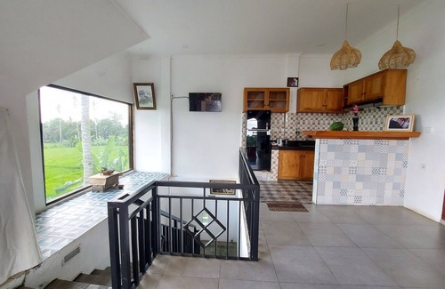 Melayang House | Private cozy bedroom with a spacious shared deck and spectacular view