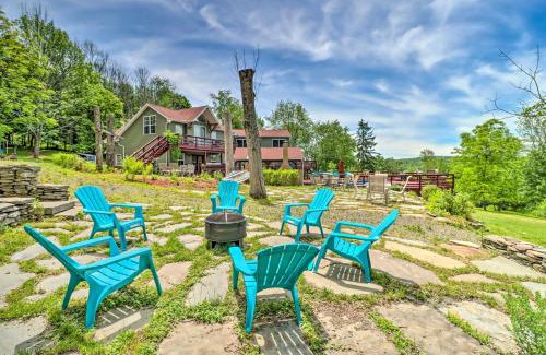 Lake Ariel House | Private Dock and Kayak at Poconos Lake House