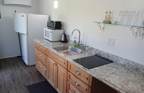Greenwood Village House | Private entrance master suite with a kitchenette