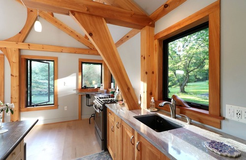 Spring Mills Cottage | Private Escape: Gorgeous Cabin on 20 acres overlooking pond.
