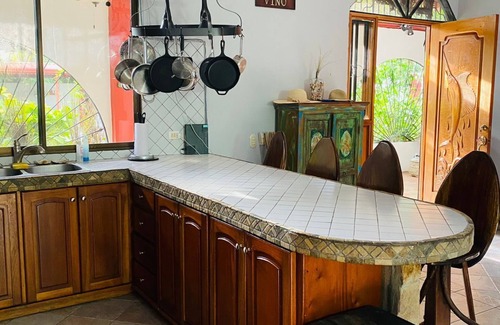 Playa Agujas House | Private jungle oasis w/pool and rooftop bar - 2 min walk to the beach!