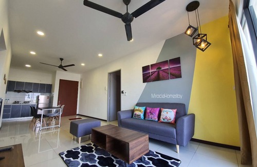 Kampung Bagan Dalam Condo | ❤️ Private Master Bedroom | 2 Pax | Luminari ❤️