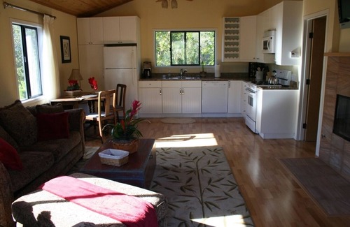 Mission Canyon House | Private Retreat with Views, Fireplace & Spa-Close to town. Great internet