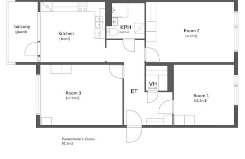 Espoo Resort | Private room ∙ 1 bedroom ∙ 1 guest