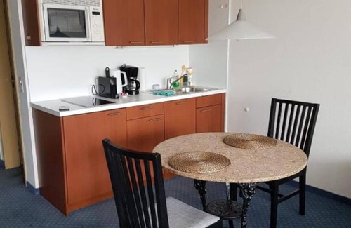 Ruetli Apartment | Private studio with alps view FREE pool/sauna at Swiss Holiday Park + parking