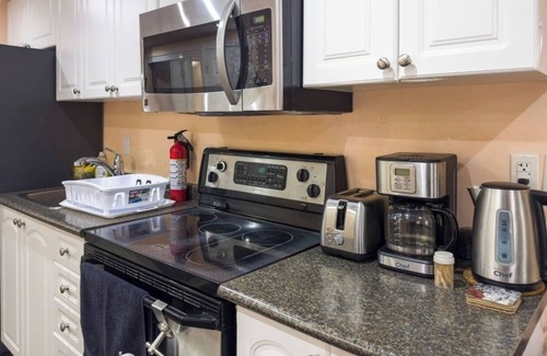Churchill Meadows Apartment | Private Walk Out Garden Apartment With Patio and AC