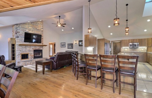 Three Lakes House | Private waterfront lake, sand beach, bar, 4 minutes to the chain, private launch