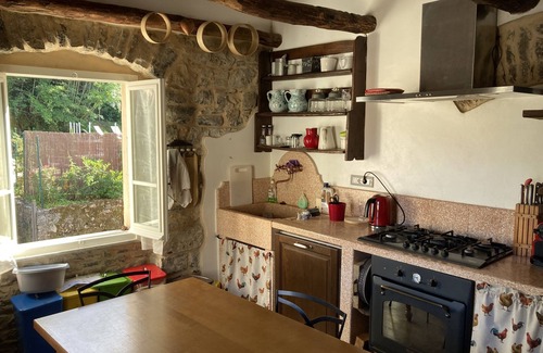 Ricco del Golfo di Spezia House | Proche des 5 Terres, Authentique Maison de Village, son Jardin et sa Piscine