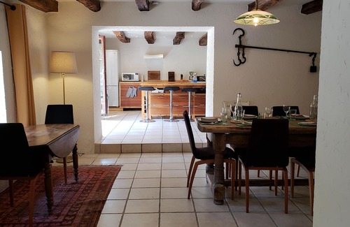 L'Abergement-de-Varey House | Property for rent large landscaped garden and terrace with beautiful view of the valley