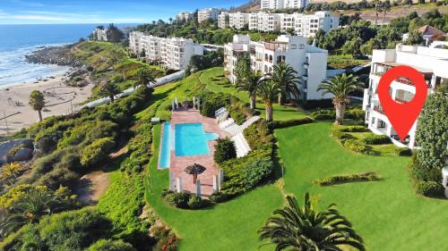 Tongoy Apartment | Puerto Velero Primera Línea Primer Piso con Jardín, Piscina y Playa! 7pax