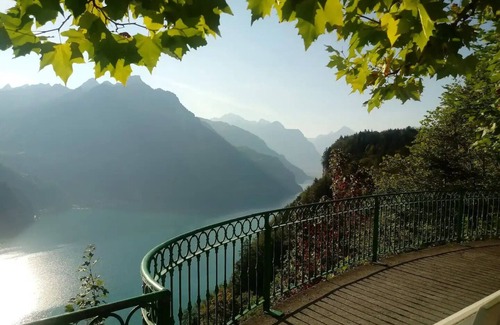 Ruetli Condo | Quaint 2-bedroom condo in Seelisberg with stunning views