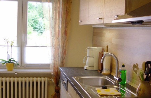 Grimma Apartment | Quiet and central - vacation apartment with plenty of space and garden view