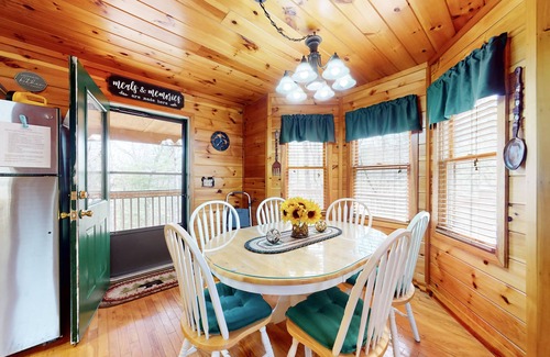 Blairsville Cabin | Quiet, dog-friendly cabin with fireplace, game room, mountain view & EV charger