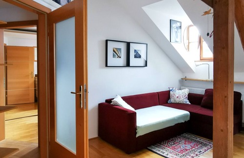 Nonntal Apartment | Quiet Penthouse with balcony in the old town quarter Nonntal Salzburg Austria.