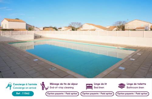 Saint-Vincent-sur-Jard House | Résidence vacances avec piscine- maison pour 4