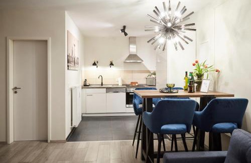 Langenhorn Apartment | R B Apartment Hamburg Business am Flughafen für 1-5 Personen - ideal für Geschäftsreisende und Familien - Küche - Waschtrockner - Smart TV - kostenloser Parkplatz