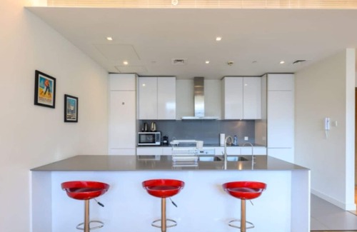 Al Wasl Apartment | Radiant 1 BR in City Walk with Burj Khalifa View