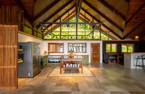 Pavones House | Recently remodeled home with sunset, ocean and jungle views and great surf!