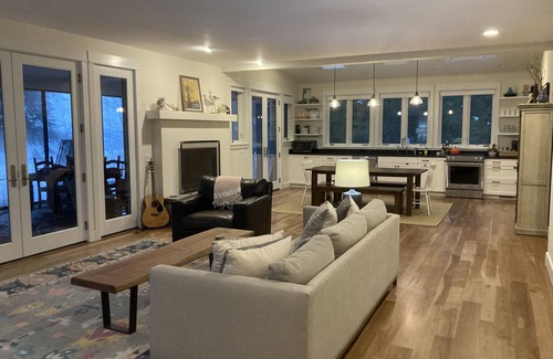 Cross Village House | Reduced Rate! Beach House on 400 ft of private Lake Michigan beach & no stairs.