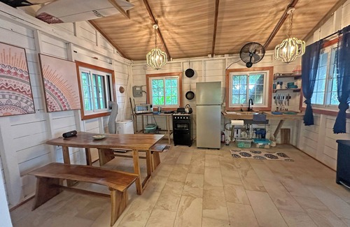 Isla Bastimentos Cabin | REEF HOUSE: Waterfront, Caribbean Paradise Jungle Cabin in Bastimentos w/AC