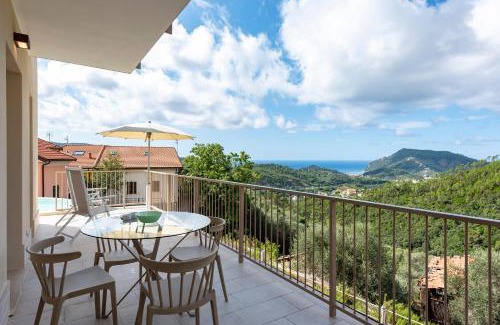 Casarza Ligure Apartment | Relais Le Torri in Verici with Private Pool
